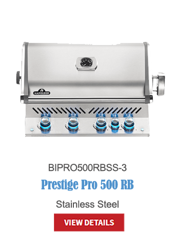 gas grills, bbq, napoleon, crown verity, broil king, built in bbq, outdoor kitchen, Prestige Pro 500 RB